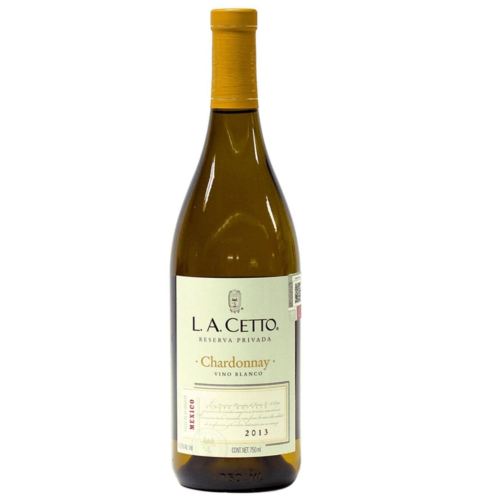 VINO BLANCO LA CETTO CHARDONNAY RVA PRIVADA 750ML