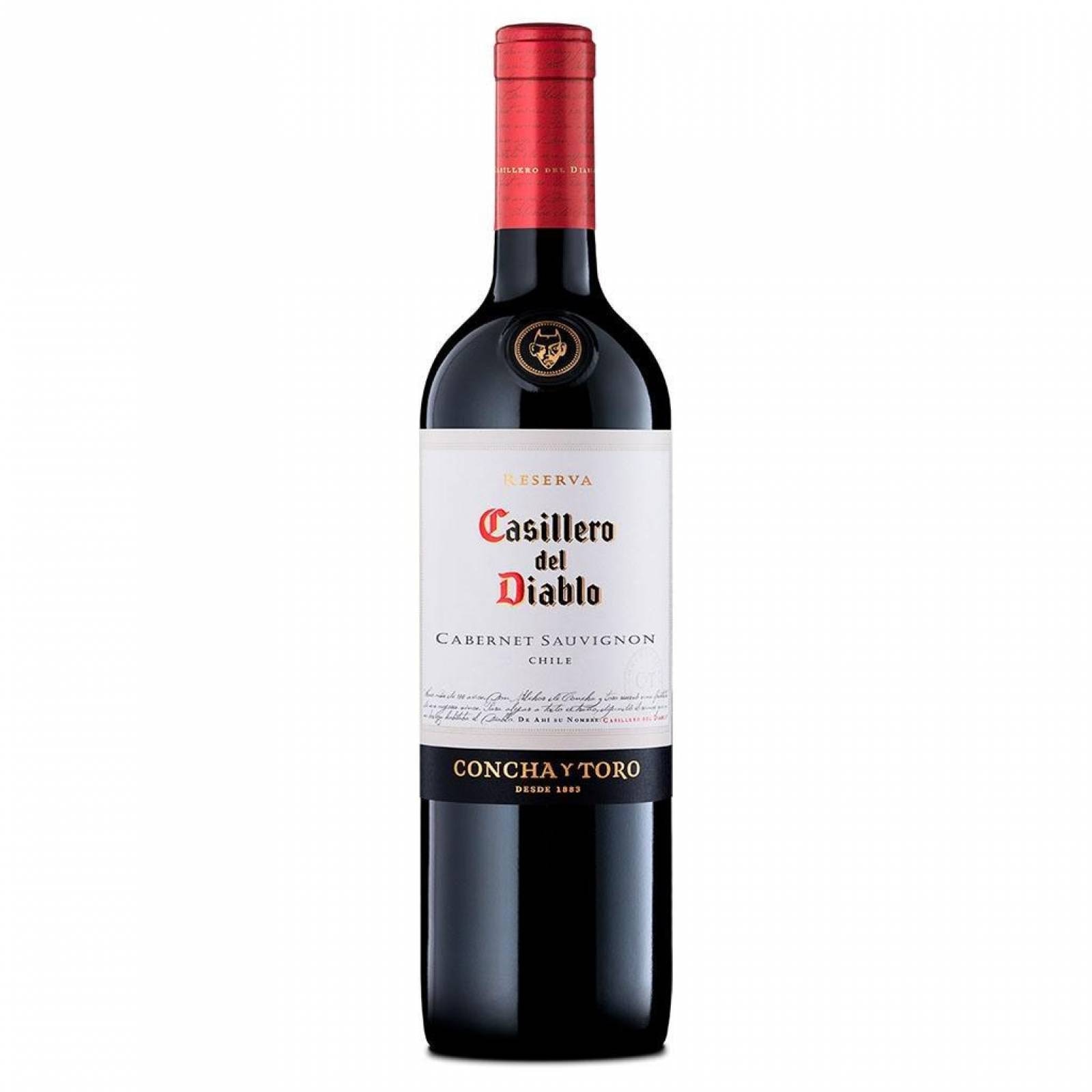 VINO TINTO CASILLERO DEL DIABLO CABERNET 375ML