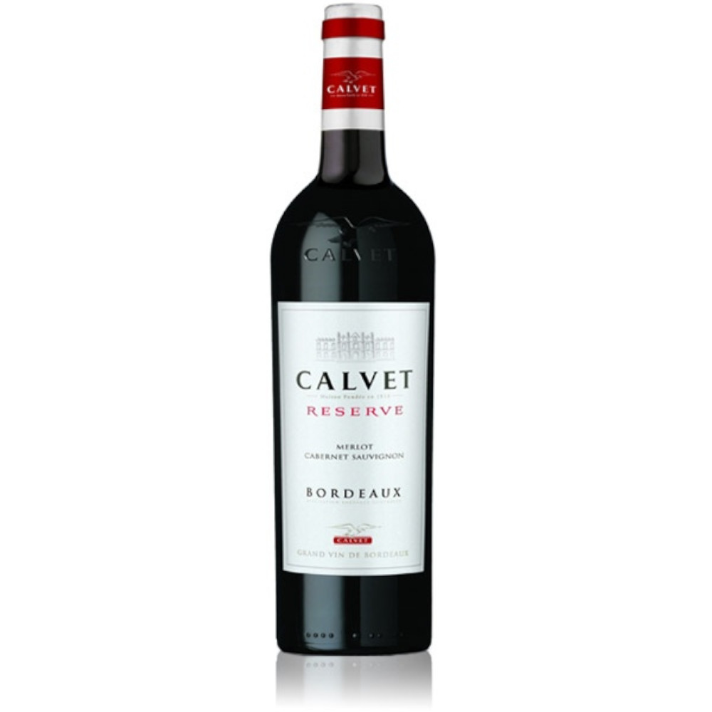 VINO TINTO CALVET RESERVE MERLOT CABERNET SAUVIGNON 750ML