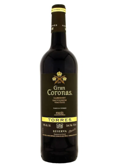 VINO TINTO GRAN CORONAS CABERNET RESERVA 750 ML