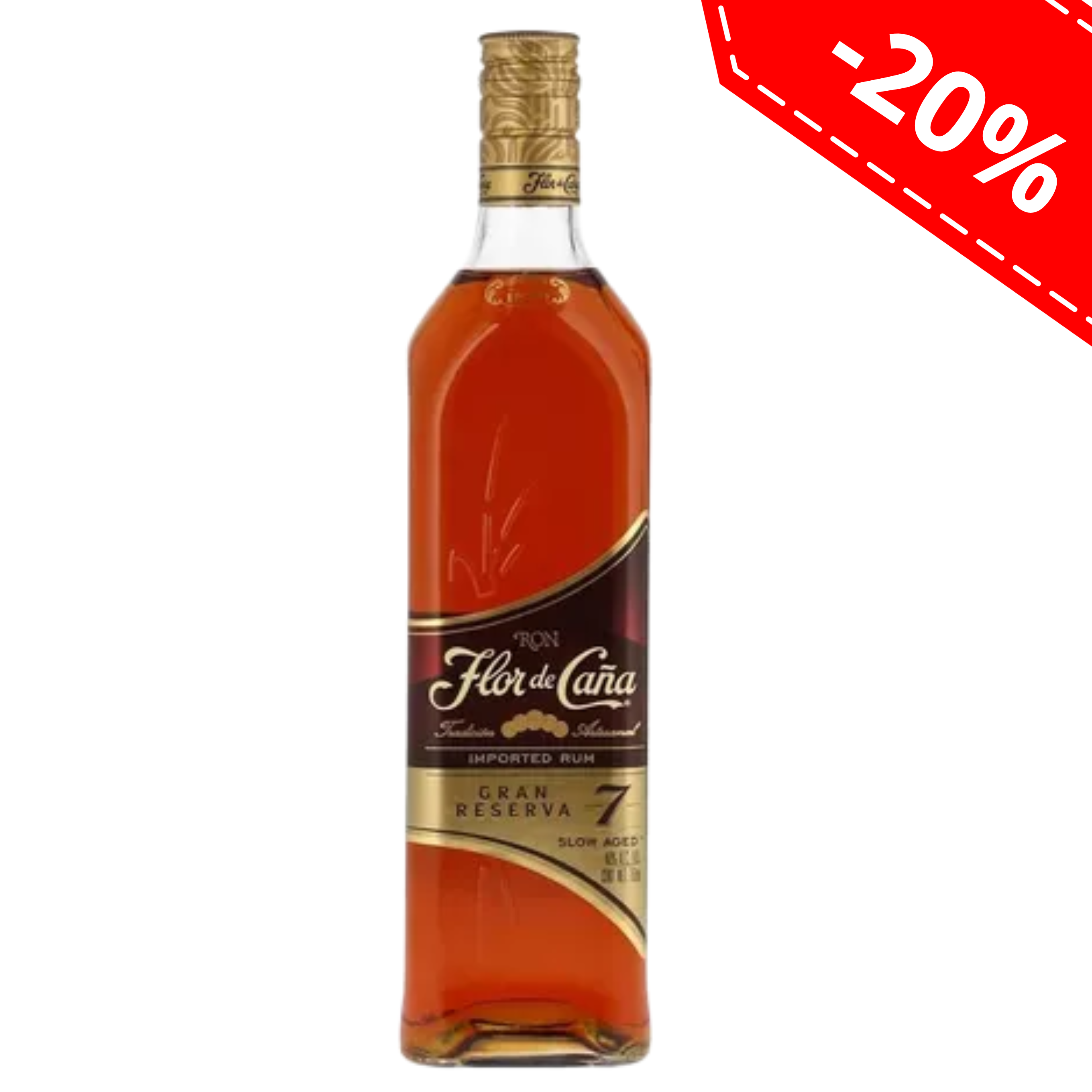 RON FLOR DE CAÑA  7 AÑOS RESERVA 750ML