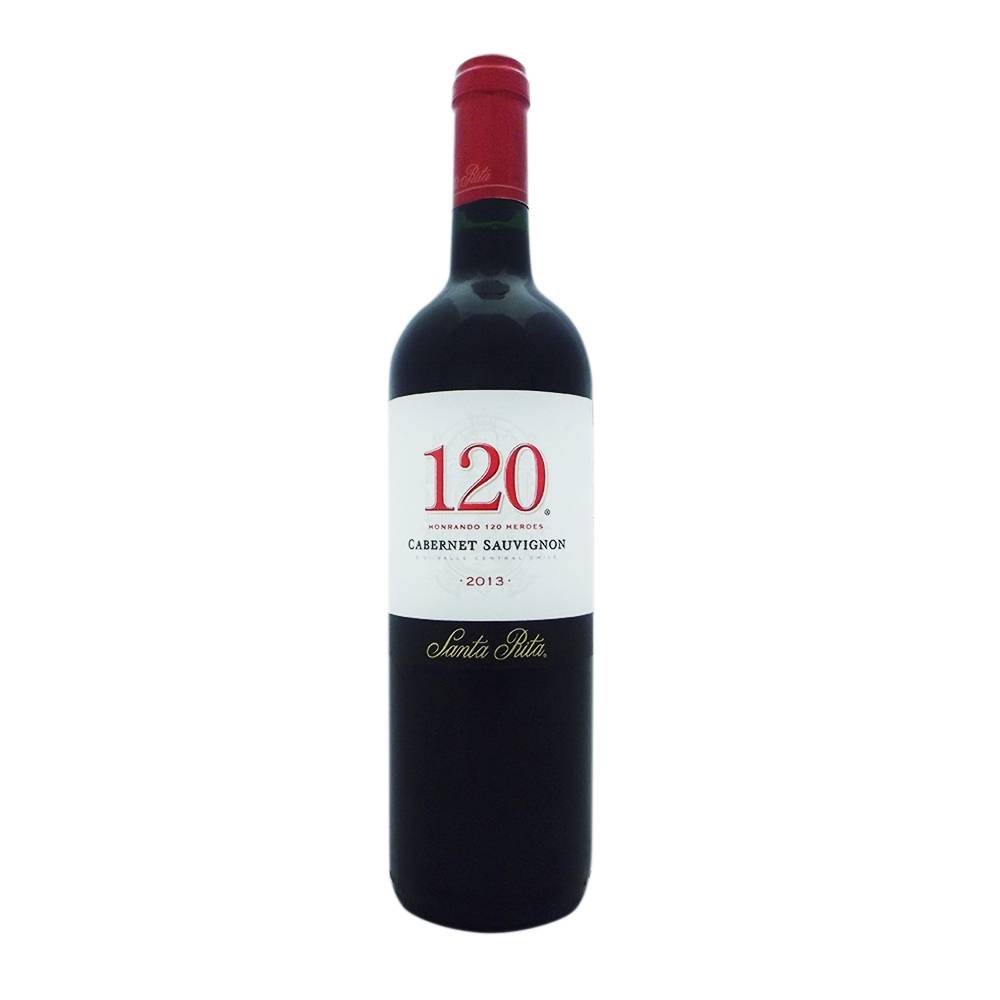 VINO TINTO SANTA RITA 120 CABERNET SAUVIGNON 750ML
