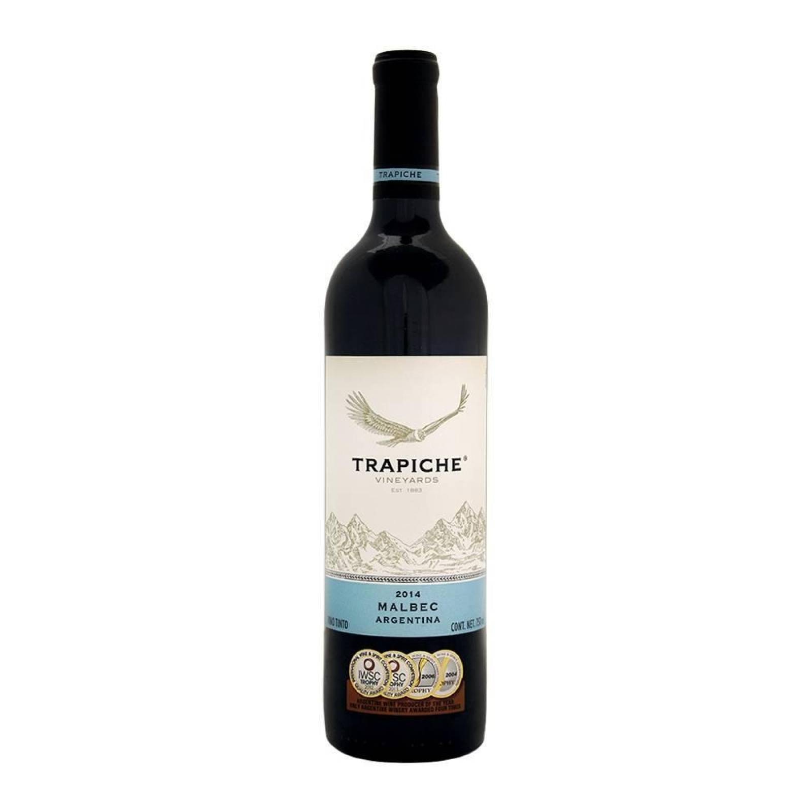 VINO TINTO TRAPICHE MALBEC 750ML
