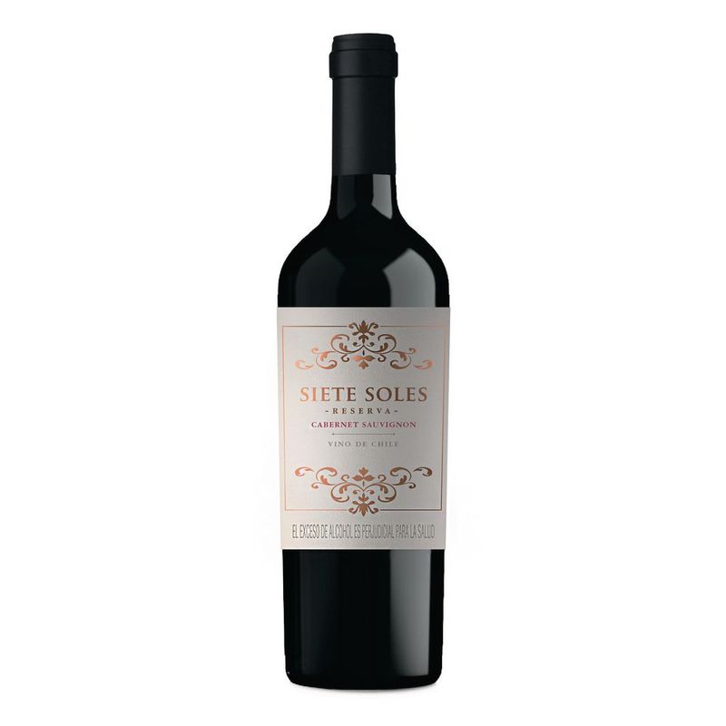 VINO TINTO SIETE SOLES CABERNET SAUV 750ML