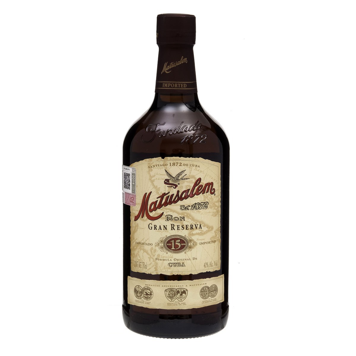 RON MATUSALEM GRAN RESERVA 15 AÑOS 750ML