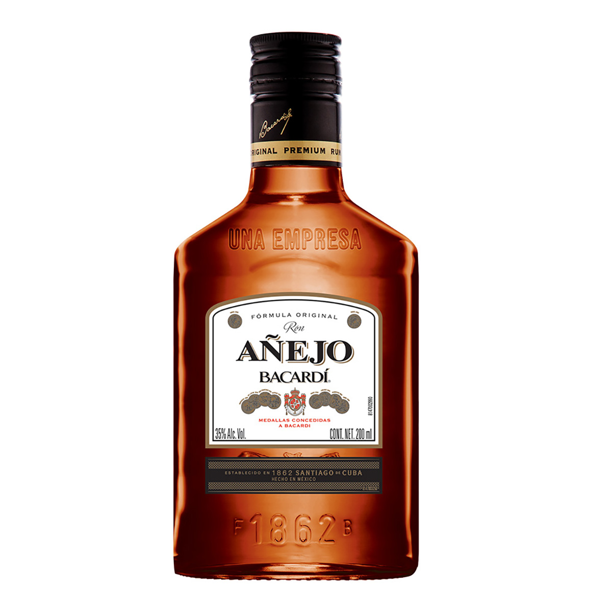 RON BACARDI AÑEJO 200ML