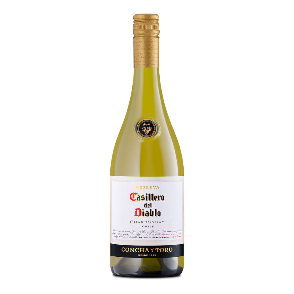 VINO BLANCO CASILLERO DEL DIABLO CHARDONNAY 750ML