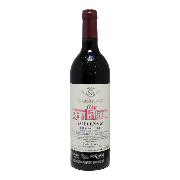 VINO TINTO VEGA SICILIA VALBUENA 17 750ML