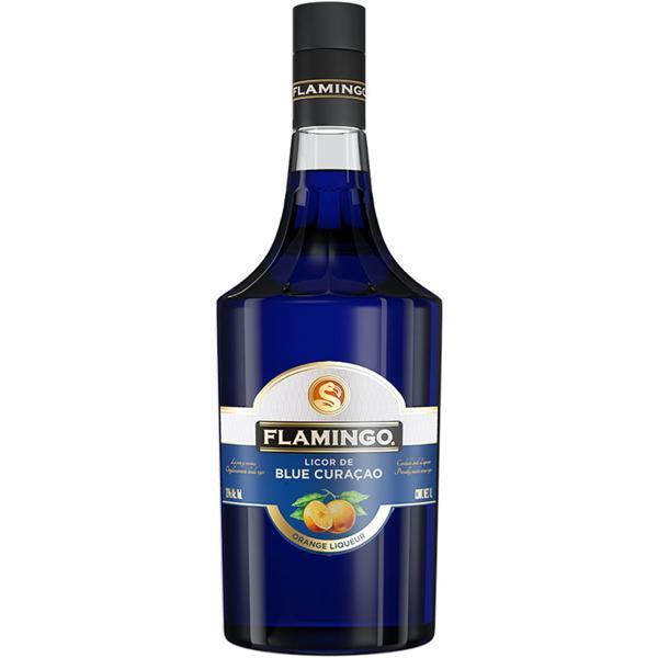 LICOR FLAMINGO CURACAO AZUL 1L
